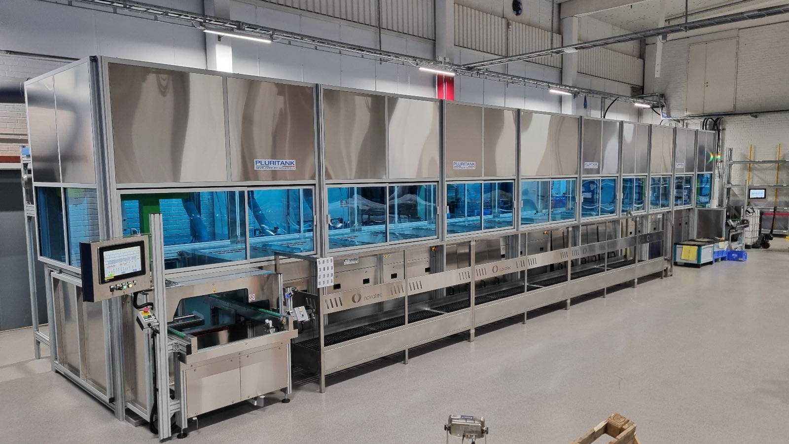 PLURITANK Mehrkammer-Reinigungsanlage — aktuelle Novatec-Referenz 2025